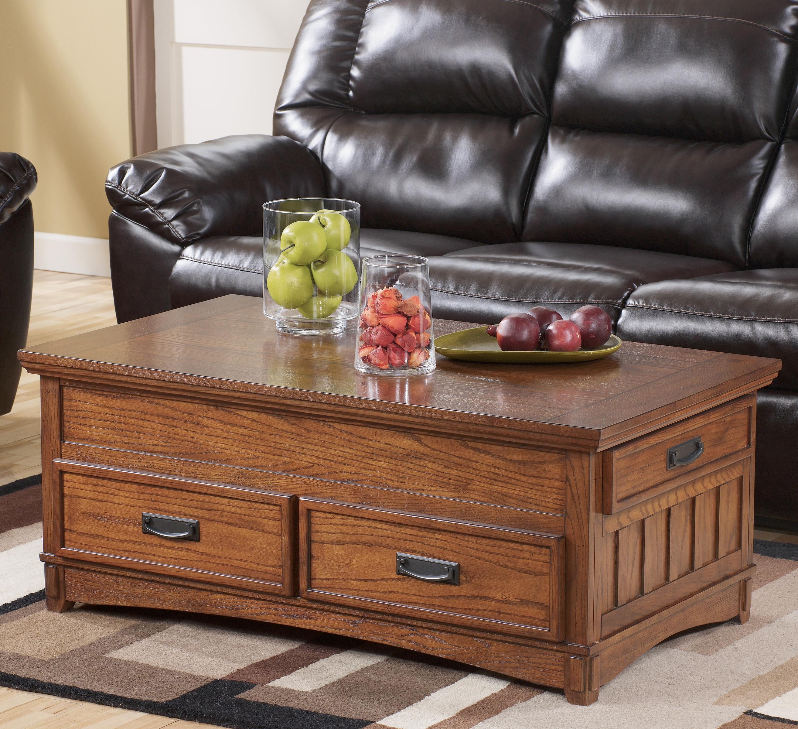 Signature Design by Ashley Cross Island T7199 Mission Rectangular